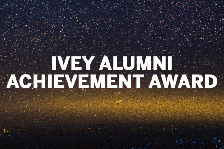 Ivey Alumni Achievement Award